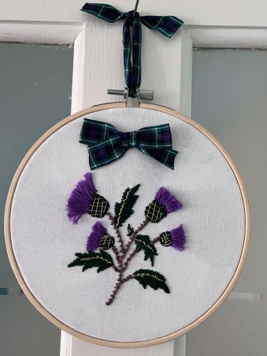 Scottish thistles Scottish thistles embrodery